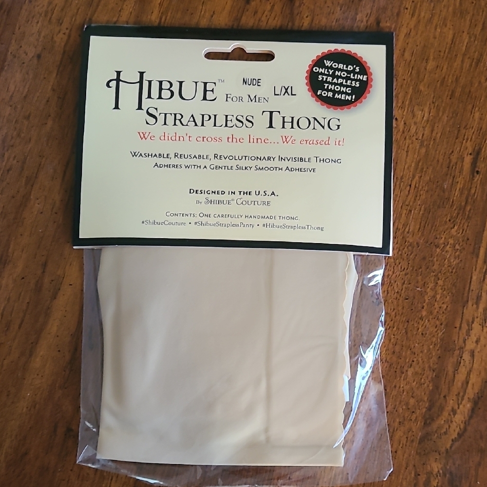 Hibue Nude Strapless Thong for Men